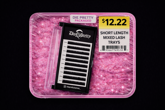Die Pretty Short Length-Mixed Lash Trays